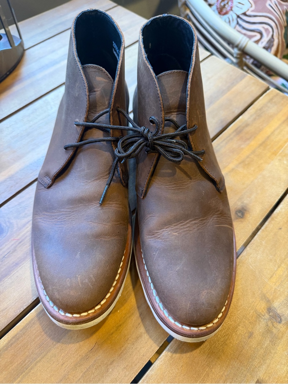 Thursday Boot Company Men's Brown Leather Chukka Boots